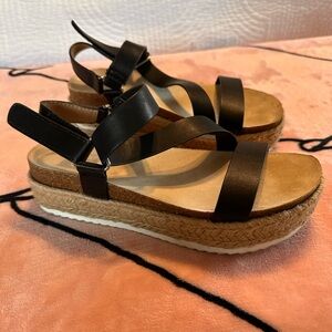 DV by Dolce Vita Black and Tan Espadrilles